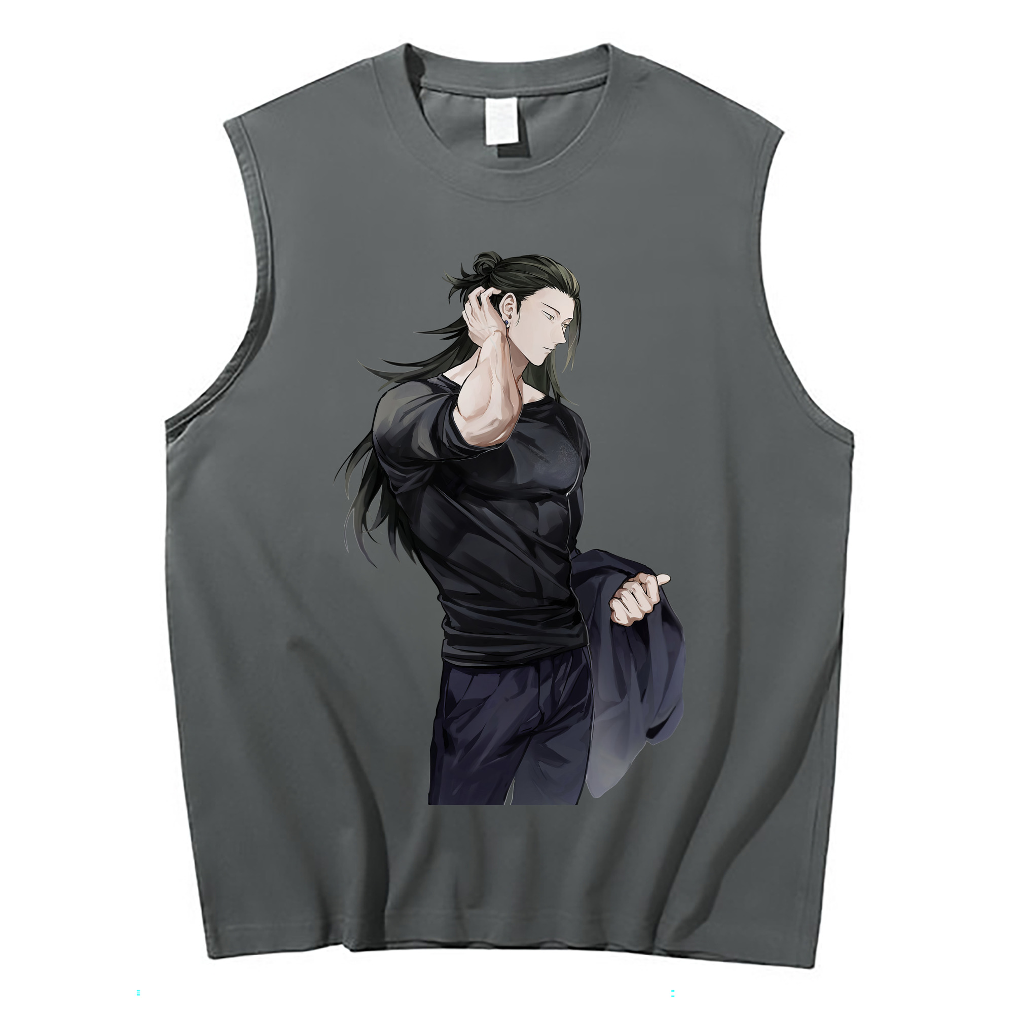 （画像用） 呪術廻戦 Jujutsu Kaisen コットン100％タンクトップ（フロントプリント）